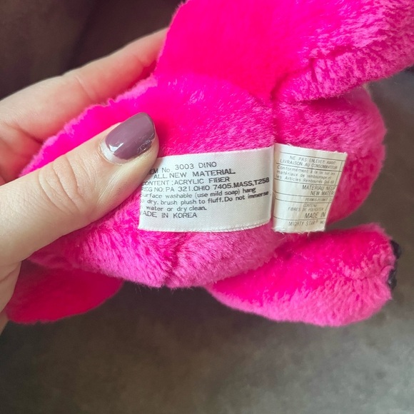 The Flintstones 1991 Vintage « Dino » Plush Toy Collectible - Picture 2 of 7